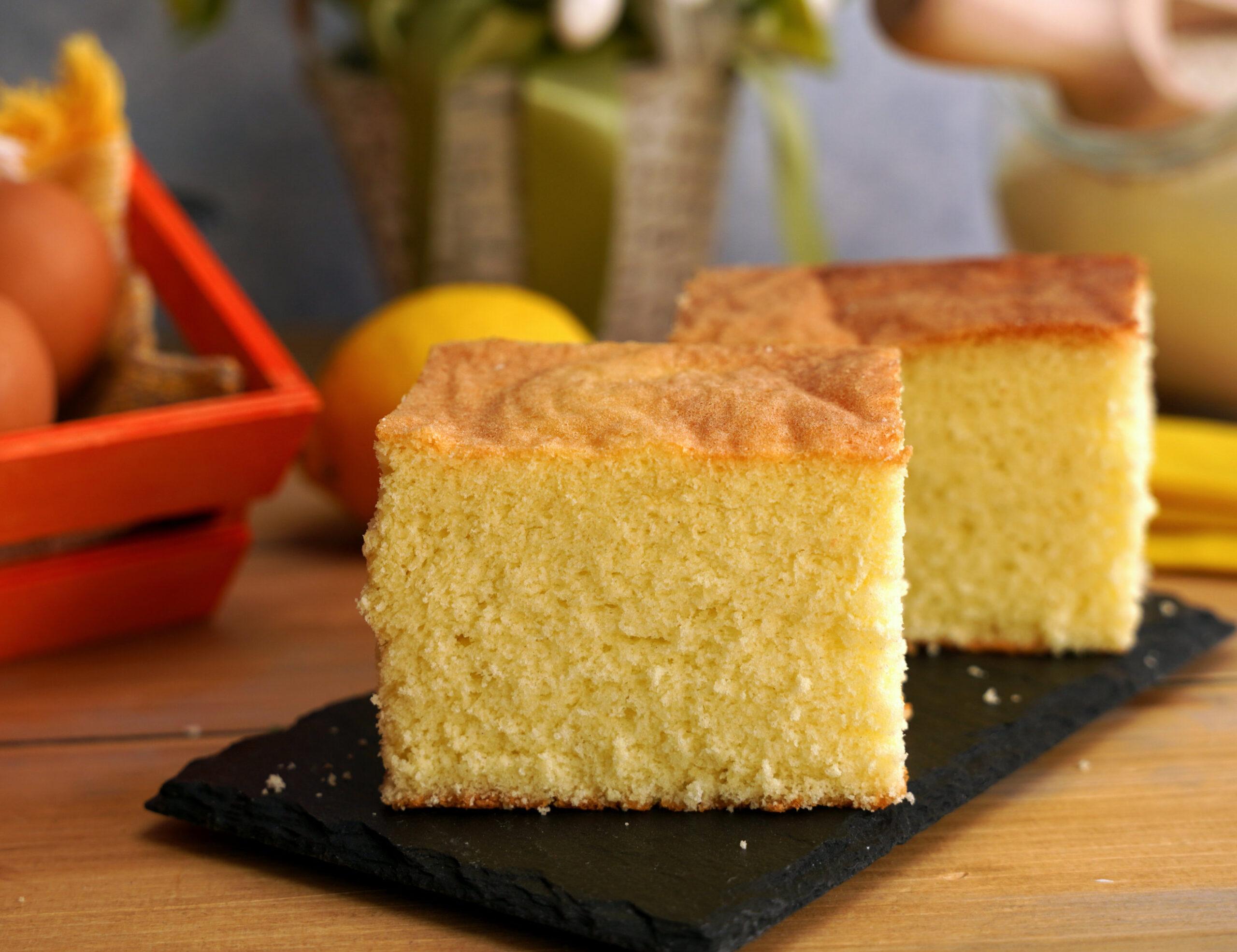 Easy Sponge Cake Recipe (Pan di Spagna) - Tall or Short